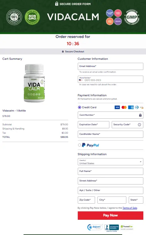 vidacalm  buy